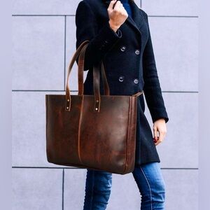 NWOT Genuine Leather Tote
